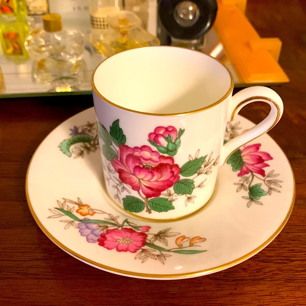 Vintage Wedgewood Charnwood Demitasse Cup and Saucer